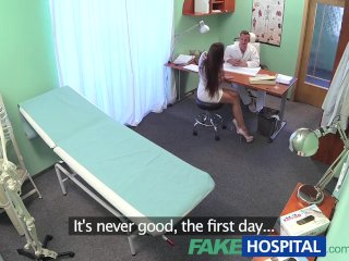 FakeHospital Young doctor fucks his sexy new nurse