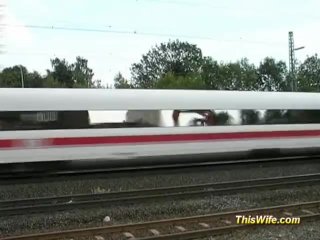 Train fucking with nasty wife