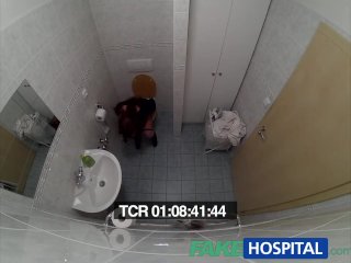 FakeHospital model cums for tattoo removal doctor enjoys himself