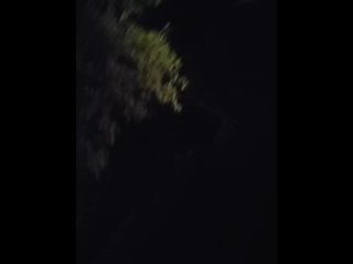 Masterbating on my evening stroll
