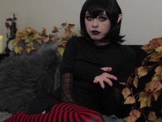 Vampire Mavis Loses her Virginity SURPRISE Creampie, Dirty talk & Roleplay
