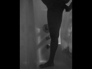Black toy for pink pussy