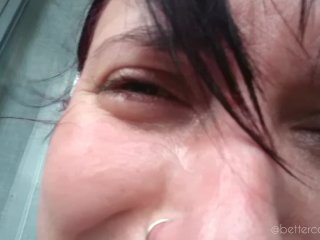 Intense Close-Up Crying Eyes, Sobbing, Runny Stuffy Nose, Wet Eyelashes
