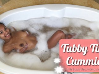 Little Princesses Bathtub Dildo Playtime and Masturbation Cummies!