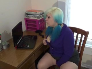 Secretary Caught Masturbating (full vid by bulma badass )