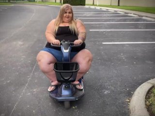 SSBBW Feedee Mobility Struggles