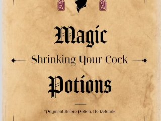 Magic Potion Shrinks Your Cock - SPH