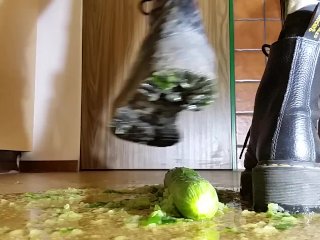 Food Stomping with Doc Martens Boots