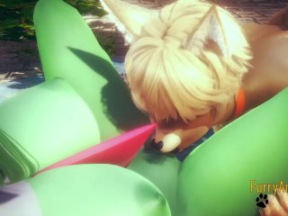 Pokemon Hentai - Gardevoir & Eevee Yiff Full