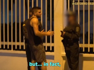 Big Ass Colombian Police Officer Gets Picked Up And Fucked Back Home