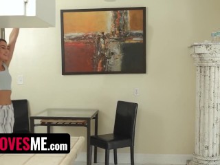 Step Mom Vivianne DeSilva Caught Step Siblings & Joins For A Taboo Threesome Full Movie - SisLovesMe