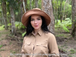 The Guide Sucked The Poison Out Of The Penis And Saved Her Life in Jungle POV