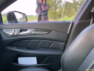 Sex under the bridge with a prostitute taken from the street and paid for