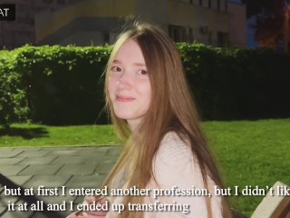 Met a classmate on the street and fucked her the same day