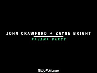 Gay American Twink Zayne Bright Ass Fucked