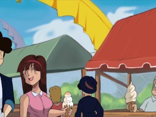 Milk gets hot for goku before the tournament  Dragon Ball Parody Anime Hentai 1080p