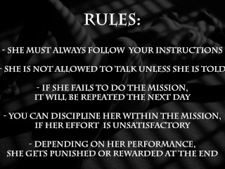 Female Slave Training - Day 23/28 - Deep Fisting the holes to climax