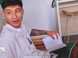 Creampie with my stepmother while my dad is by our side - Monique Fuentes & Danner Mendez