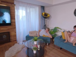 Step Sis Tricked Me !!! She Switched With My Sex Doll and SQUIRTED in my Bed - Tantaly