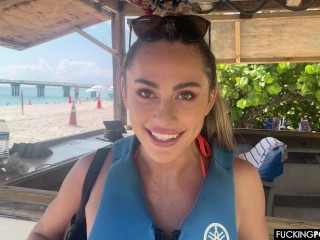 JetSki POV Fuck With Wild Mackenzie Mace And Aquatic Voyeurs. I LOVE MIAMI!!