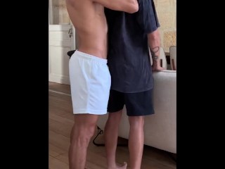 I rip Mike’s clothes off and then I fuck him ROUGH with NO MERCY