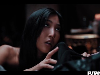 FUTA Blowjob and Fucking - Trans with Girl - Futanari - Chicks with dicks