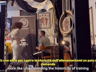 VENGO SCOPATA IN PALESTRA dal il mio PERSONAL TRAINER LUCAS PERACCHI, mi scopa fortissimo