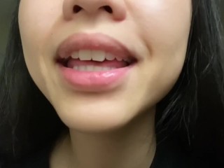 JOI Asian Cum Dumpster Begs For You To Stroke Your Cock And Nut In Her Mouth   Hinasmooth