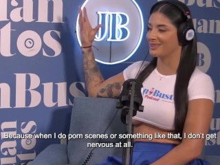 Salome Gil's vagina gets fucked hard by a sexy dwarf Juan Bustos Podcast