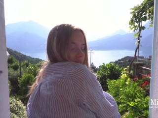 Intimate and Passionate Morning Fuck in an Italian Village on Lake Como