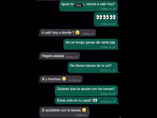 La novia de mi MEJOR AMIGO me invita a follar por WhatsApp (Final Inesperado)