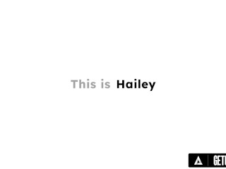 UP CLOSE - How Women Orgasm With Huge Natural Tits Hailey Rose! SOLO FEMALE MASTURBATION! FULL SCENE