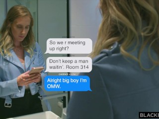 BLACKEDRAW Girlfriend Surprises Her BF By Fucking The Biggest BBC In the WORLD