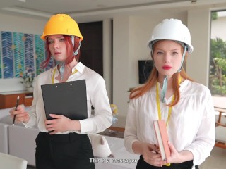 Checking Out an Underground WebCam Studio! Sweetie Fox and Diana Rider Fucked Hard By Scammers