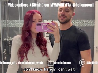 22 ans GANGBANG 5 bites pour Hellolimoon elle se prend un bukkake et se fait défoncer la chatte