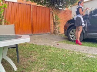 La empleada de casa se quiere comer la verga del patrón - jeniferplay xxx porno