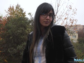 Public Agent Happy Pakistani woman fucks a stranger in the public toilets