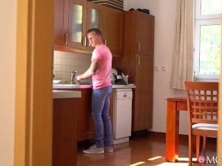 British mature ebony MILF dominates toyboy neighbour - MOM XXX