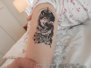 Please Stepbro Don't Tell Our StepParents About My Tattoo! Made a CreamPie in Stepsis Tight Pussy!