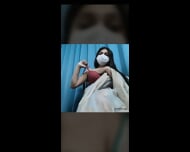 Indian Sexy Masked Girl Intentionally Multiple Nipple Slip