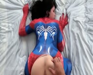 Passionate Spider Woman Vs Anal Fuck Lover Black Spider-Girl (1080) 8hwo
