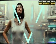 ai generated cyberpunk fanart failgrace PMV solo NSFW