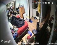 IPCAM  American college students fuck on their bed