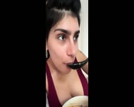 Smoking Tease Scene
