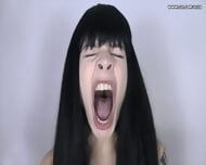 Sharada - yawning mouth show and tell