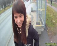 Voluptuous redhead Liona Levi gets huge pole into her box