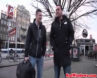 Real Dutch redlight hooker drilled and jizzed