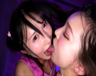Lesbian Spit Kissing 26