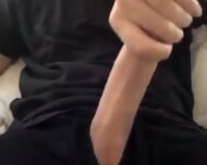 Muscular Amateur Strokes His Big Hard Cock With A Thick Bellend