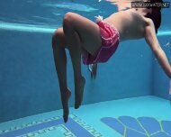 Lady Dee cute shy Czech teen swimming